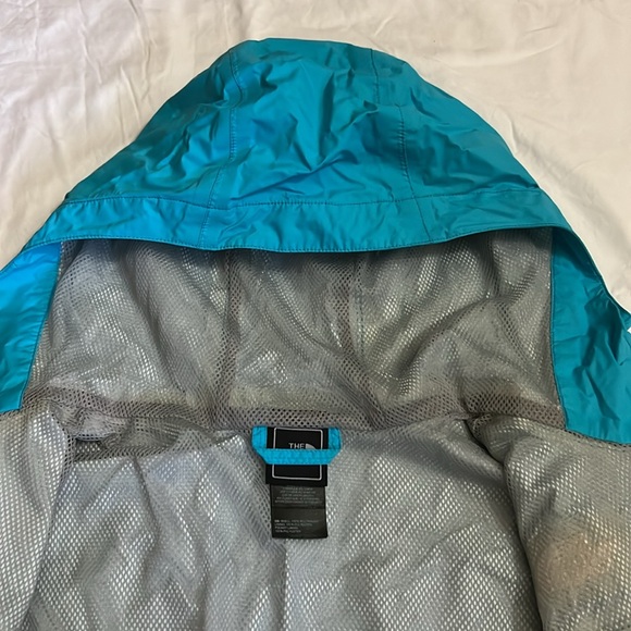 The NorthFace Youth Girl WindBreaker, Color-Blue, Size-M - Picture 5 of 6